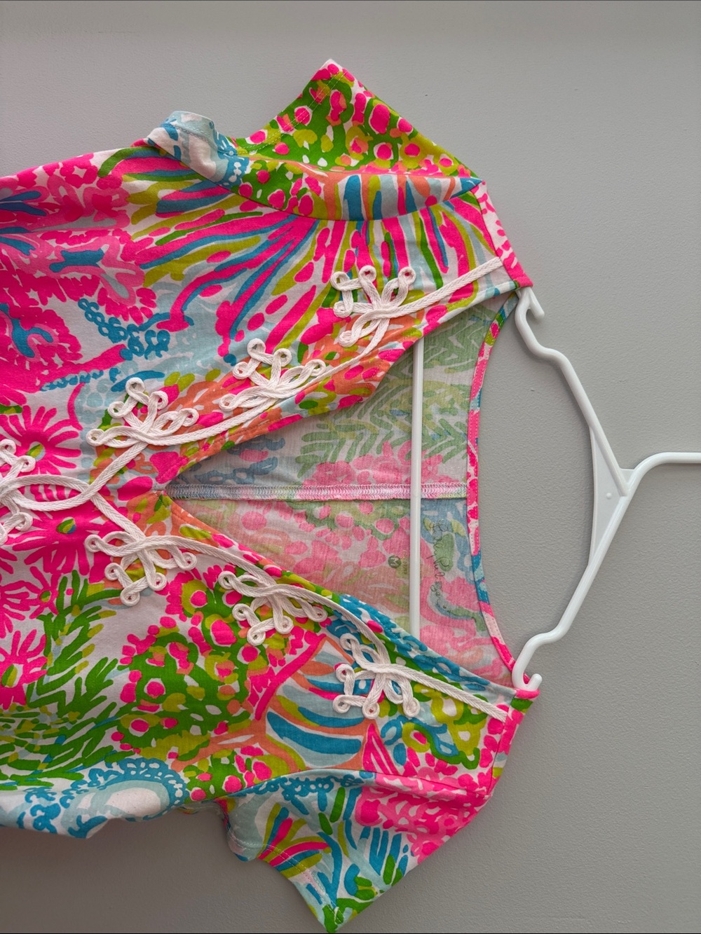 Lilly Pulitzer Women’s Pima Cotton Multi Color Dress Size M - Picture 3 of 5